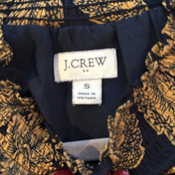 Long sleeve mock neck blouse from j crew - Picture 5 of 6